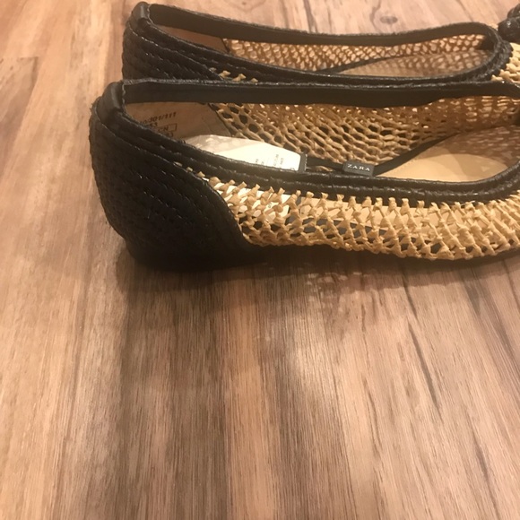 Zara Braided Raffia Flats - Picture 6 of 7